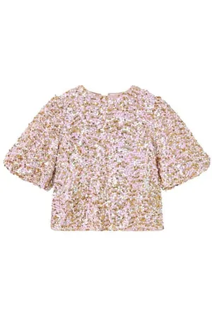 NAME IT KIDS top NKFRULLAS Meisjes Polyester Ronde hals Effen