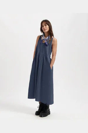 Kuyichi Damla Dress - Duurzame Jurk - - Maat XS - 82% Organic Cotton, 18% Linen