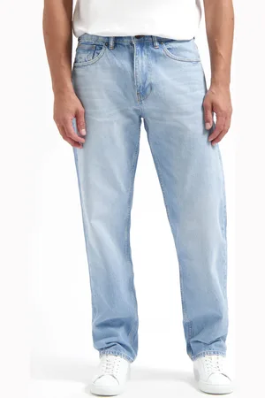 Kuyichi Larry Loose Light Blue - Duurzame Mom Jeans - - Maat 32 / 32 - 70% Biologisch Katoen, 30% Gerecycled Katoen
