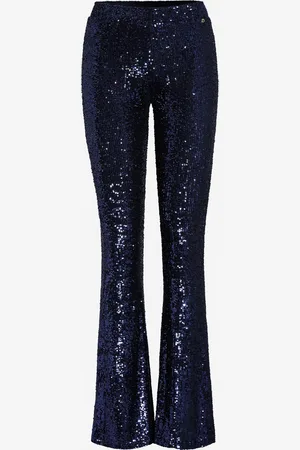 LaDress Kleding Broeken & jeans Broeken Slim & skinny broeken Cannes Pailletten broek