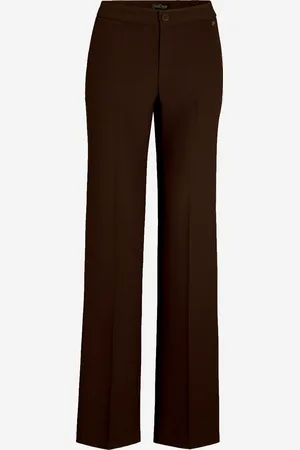 LaDress Kleding Broeken & jeans Broeken Slim & skinny broeken Geneva Crêpe satijnen broek