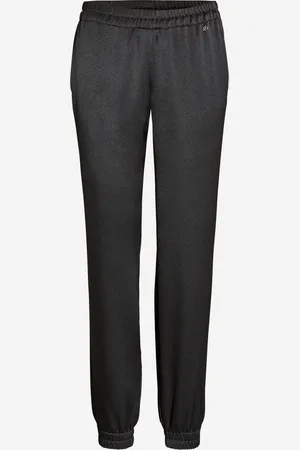 LaDress Kleding Broeken & jeans Broeken Slim & skinny broeken Verona Crêpe satijnen broek