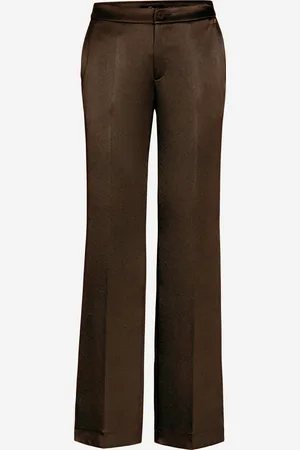 LaDress Kleding Broeken & jeans Broeken Slim & skinny broeken Geneva Crêpe satijnen broek