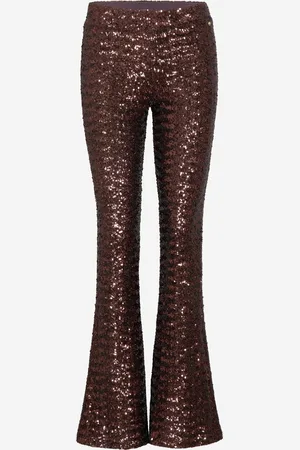 LaDress Kleding Broeken & jeans Broeken Slim & skinny broeken Cannes Pailletten broek