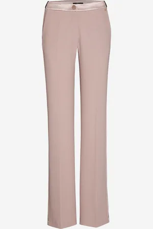 LaDress Kleding Broeken & jeans Broeken Slim & skinny broeken Palma Crêpe satijnen broek