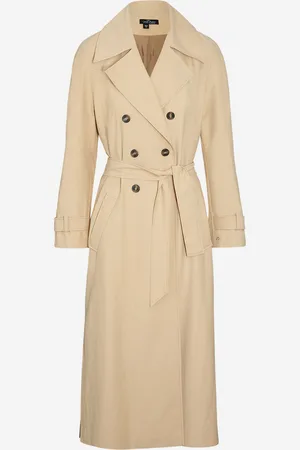 LaDress Alina Katoenen blend trenchcoat