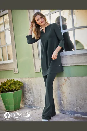 LaDress Kleding Jurken Casual jurken Chloe Travel jersey tuniek jurk