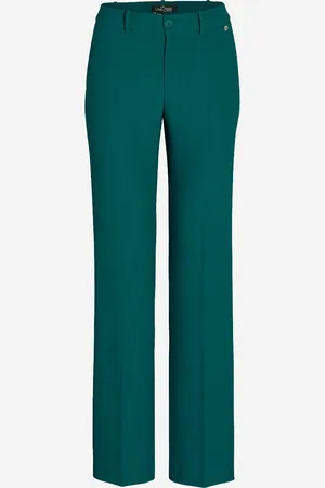 LaDress Kleding Broeken & jeans Broeken Slim & skinny broeken Asti Crêpe satijnen broek