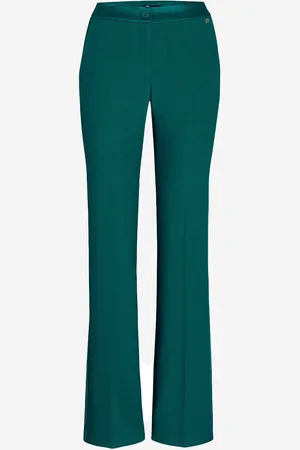 LaDress Kleding Broeken & jeans Broeken Slim & skinny broeken Palma Crêpe satijnen broek