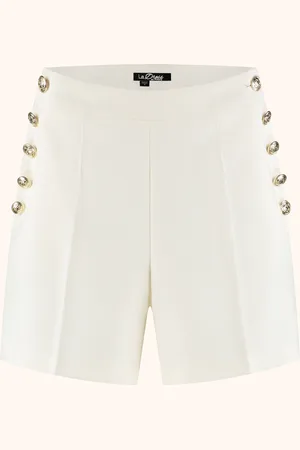 LaDress Kleding Broeken & jeans Korte broeken Shorts St Tropez Crêpe satijnen shorts