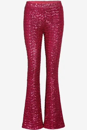 LaDress Kleding Broeken & jeans Broeken Slim & skinny broeken Cannes Pailletten broek