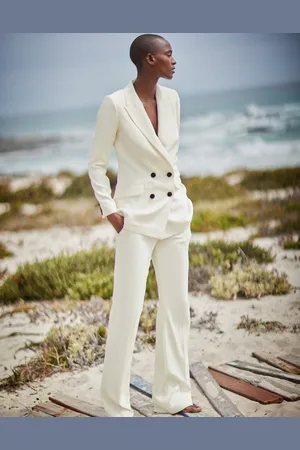 LaDress Kleding Broeken & jeans Broeken Slim & skinny broeken Geneva Crêpe satijnen broek