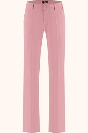 LaDress Kleding Broeken & jeans Broeken Slim & skinny broeken Asti Crêpe satijnen broek