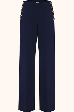 LaDress Kleding Broeken & jeans Broeken Slim & skinny broeken Monaco Crêpe satijnen broek