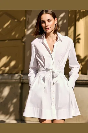 LaDress Kleding Jurken Casual jurken Hedy Poplin katoenen jurk