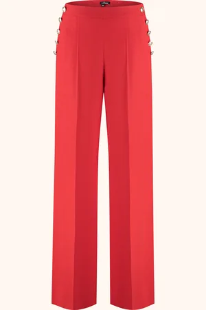 LaDress Kleding Broeken & jeans Broeken Slim & skinny broeken Monaco Crêpe satijnen broek