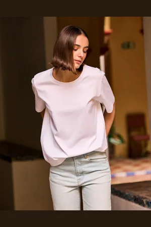 LaDress Kleding Tops & shirts Shirts Korte mouw Faith Heavy katoen T-shirt