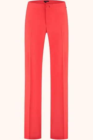 LaDress Kleding Broeken & jeans Broeken Slim & skinny broeken Geneva Crêpe satijnen broek