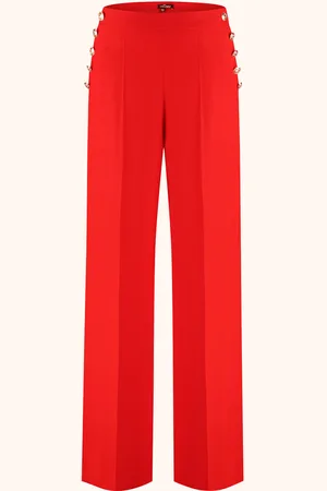LaDress Kleding Broeken & jeans Broeken Slim & skinny broeken Monaco Crêpe satijnen broek