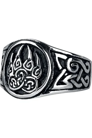 etNox hard and heavy Ring - Bärentatze - voor Mannen