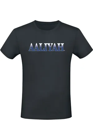 Aaliyah T-shirt - Logo - S tot XXL - voor Mannen