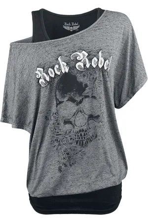 Rock Rebel Rock T-shirt - When The Heart Rules The Mind - S tot XXL - voor Vrouwen