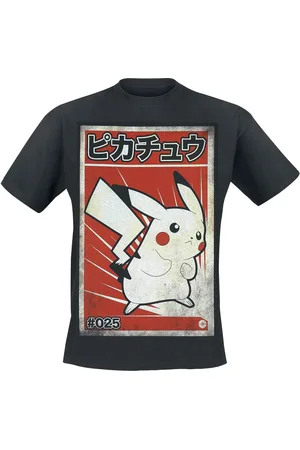 Pokemon Gaming T-shirt - Pikachu - Poster - S tot XXL - voor Mannen