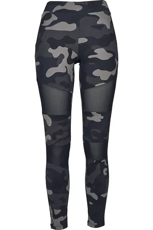 Urban classics Leggings - Ladies Camo Tech Mesh Leggings - XS tot 3XL - voor Vrouwen