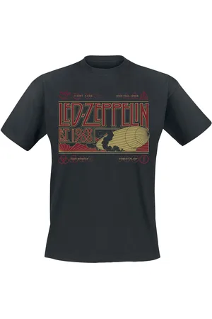 Led Zeppelin T-shirt - Zeppelin & Smoke - M tot 3XL - voor Mannen