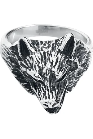 etNox hard and heavy Gothic Ring - Wolf Packs