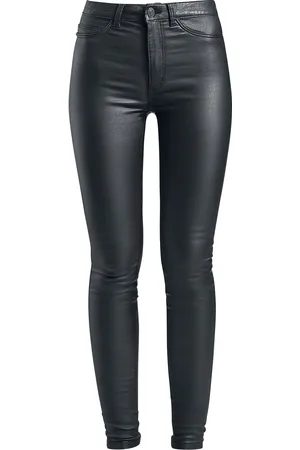 Noisy May Jeans - NMCallie High Waist Skinny Coated Pants - XS tot XXL - voor Vrouwen