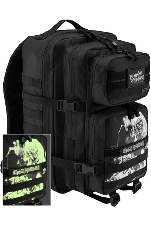 Iron Maiden Rugtas - Number Of The Beast GITD - Cooper Large