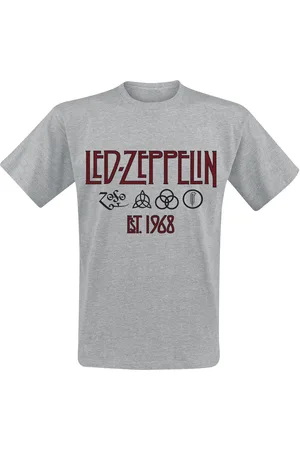 Led Zeppelin T-shirt - Symbols Est. 1968 - L tot 3XL - voor Mannen