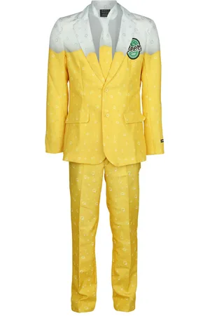 Suitmeister Fun Kostuum - Premium Beer Yellow - Bieranzug - voor Mannen