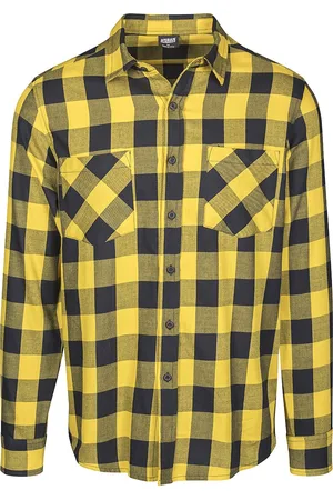 Urban classics Flanellen overhemd - Checked Flannel Shirt - S tot 5XL - voor Mannen