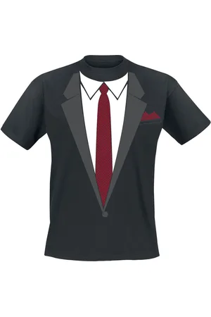 Alkohol & Party Fun T-shirt - Sakko mit Krawatte - M tot 3XL - voor Mannen
