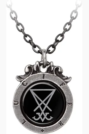 Alchemy Gothic Halsketting - Seal of Lucifer - voor Vrouwen