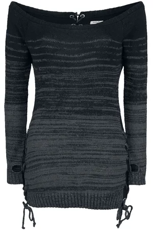 Innocent Gothic Gebreide trui - Thena Top - S tot 4XL - voor Vrouwen