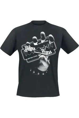 Judas Priest T-shirt - British Steel Hand White - S tot 4XL - voor Mannen