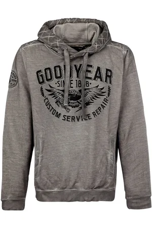 Goodyear Rockabilly Trui met capuchon - George - S tot L - voor Mannen