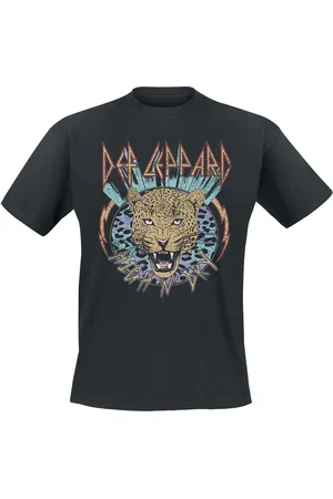 Def Leppard T-shirt - High N Dry Leopard - M tot 3XL - voor Mannen