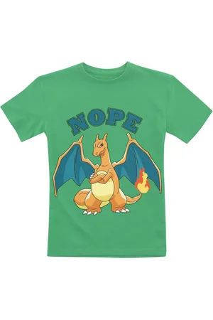 Pokemon Gaming T-shirt voor kinderen - Kids - Glurak - Nope - voor Jongens & meisjes