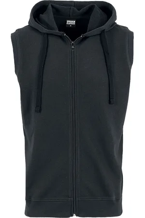 Urban classics Vest met capuchon - Sleeveless Terry Zip Hoodie - XL - voor Mannen