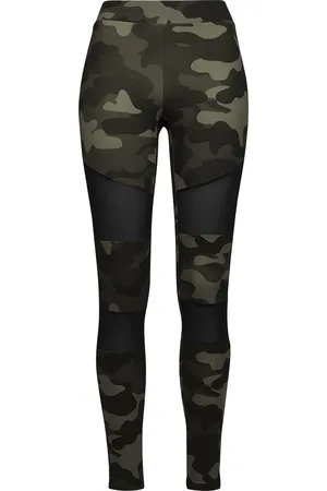 Urban classics Leggings - Ladies Camo Tech Mesh Leggings - XS tot 5XL - voor Vrouwen