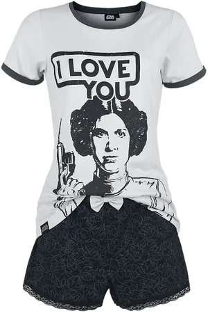 STAR WARS Disney Pyjama - Leia Organa - I Love You - S - voor Vrouwen