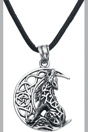 etNox Gothic Halsketting - Howling Wolf - voor Vrouwen
