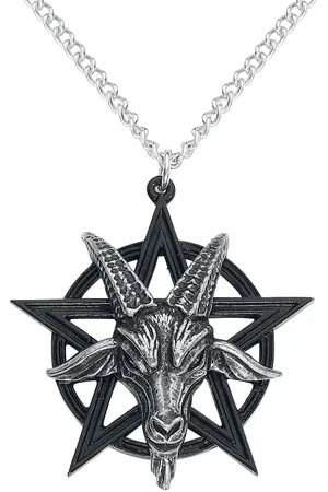 Alchemy Gothic Halsketting - Baphomet Pendant - voor Mannen