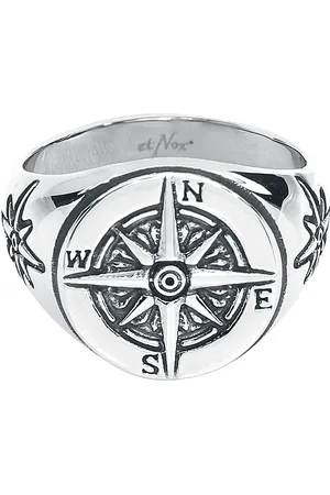 etNox Ring - Compass - voor Mannen