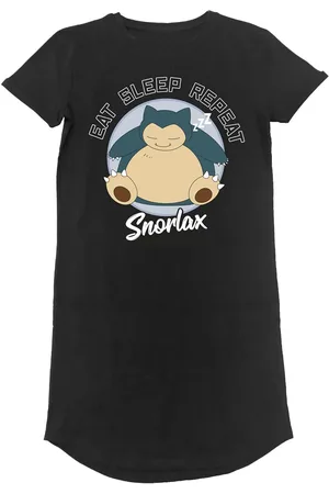 Pokemon Gaming Korte jurk - Snorlax - Eat, Sleep, Repeat - S tot XXL - voor Vrouwen