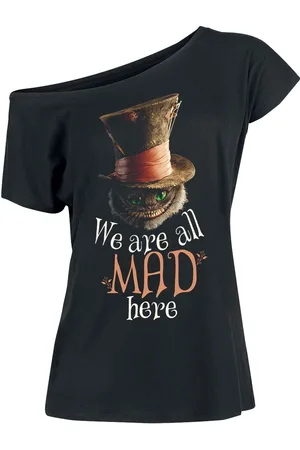 Alice in Wonderland Disney T-shirt - We Are All Mad Here - S tot 3XL - voor Vrouwen